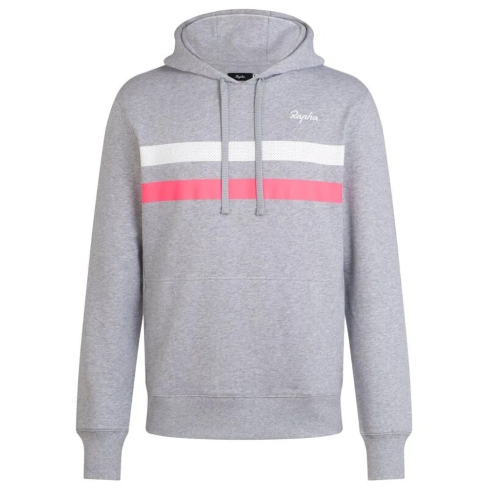 Rapha Brevet Hoodie - GWP Grey Marl - XL